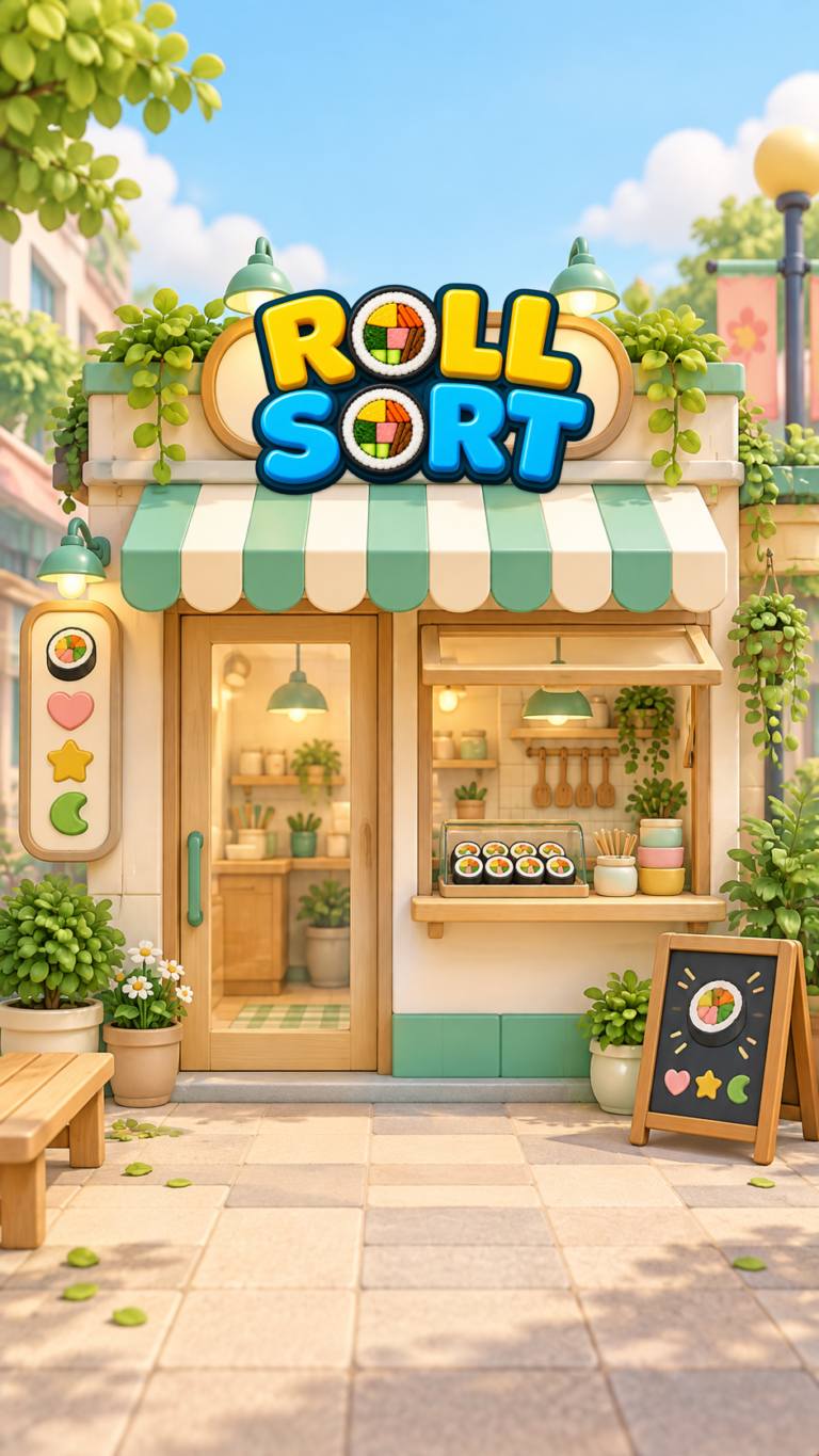 Roll Sort main menu