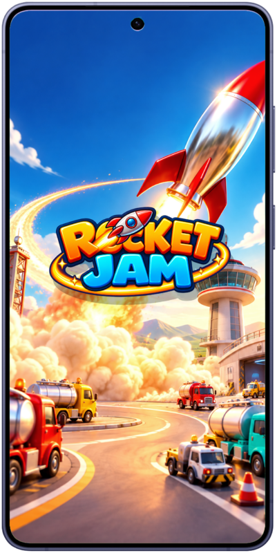 Rocket Jam running on a phone